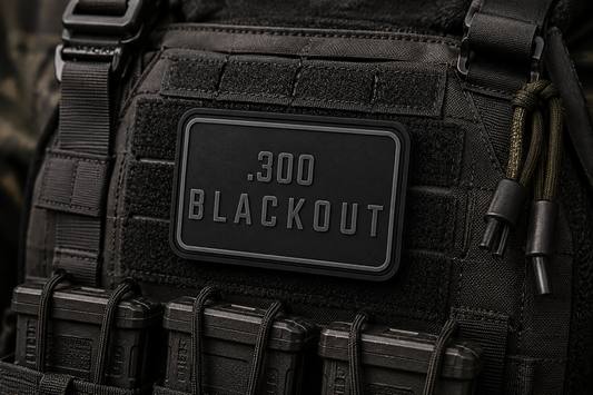 .300 Blackout PVC Morale Patch