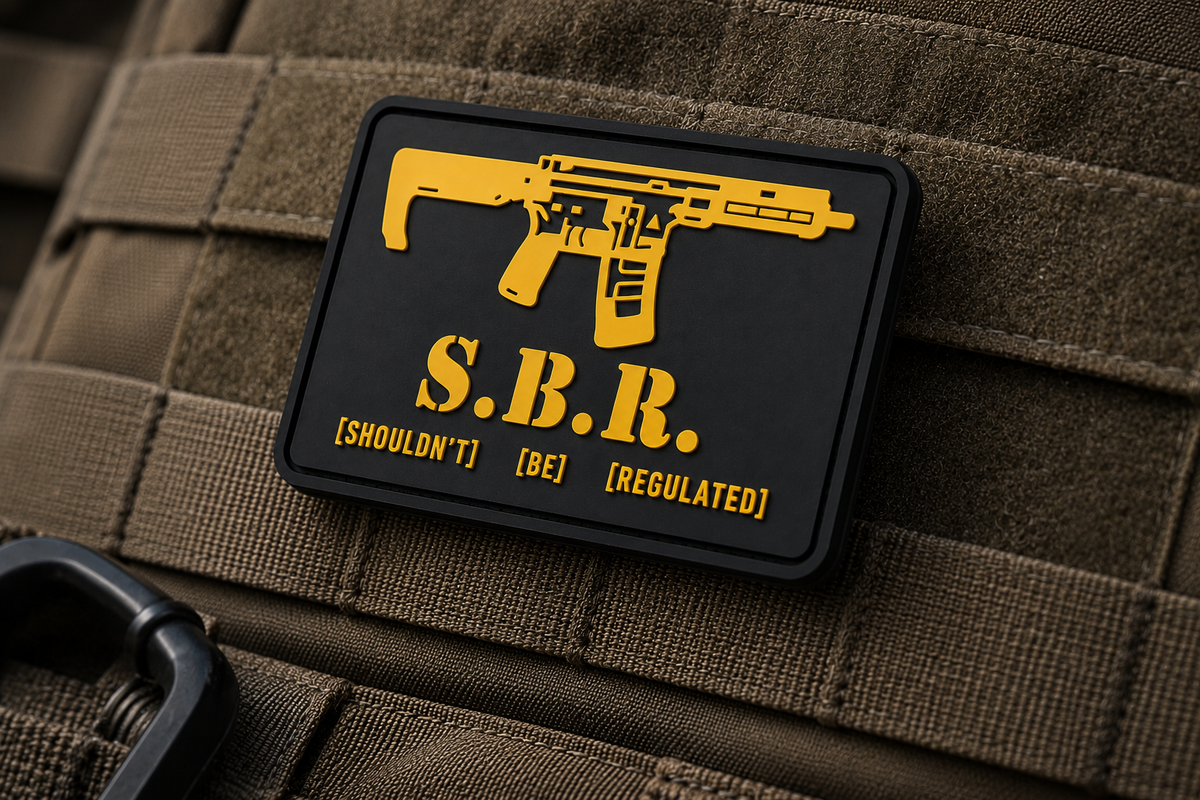 S.B.R. (Shouldn't Be Regulated) PVC Patch
