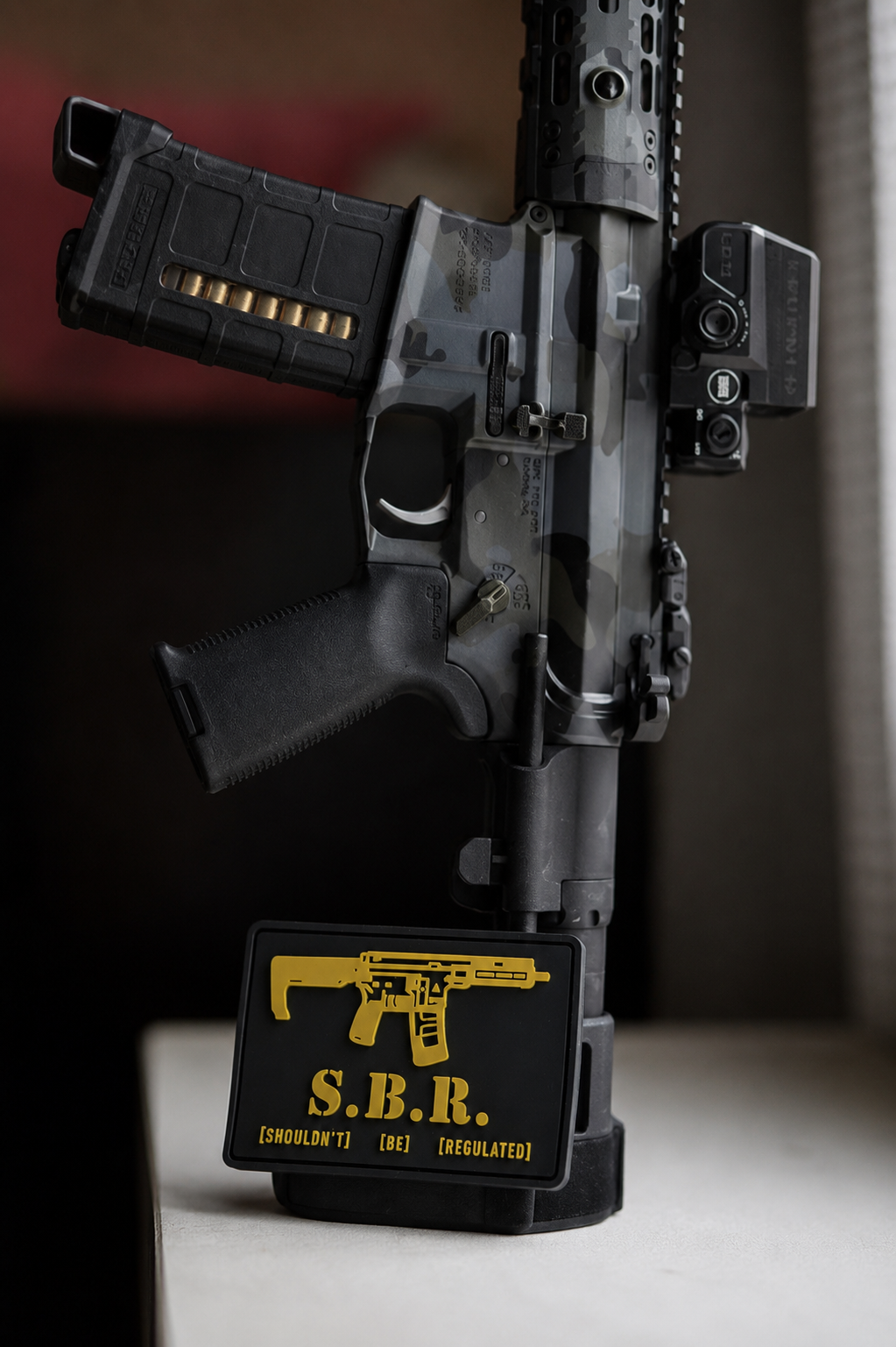 S.B.R. (Shouldn't Be Regulated) PVC Patch